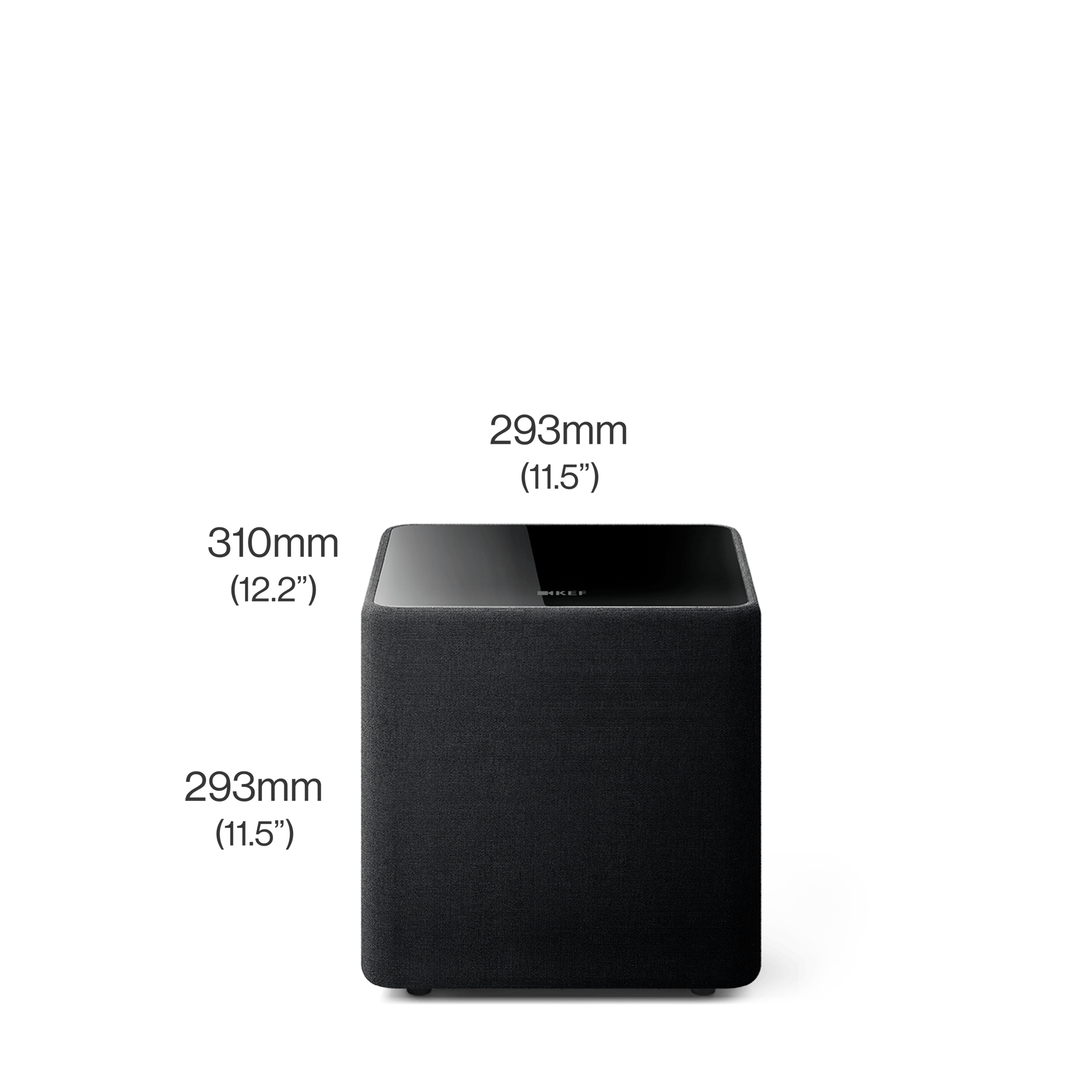 kube-8-mie-subwoofer_sp4073b0_product_measurement_front KEF Kube 8 MIE žemų dažnių garsiakalbis