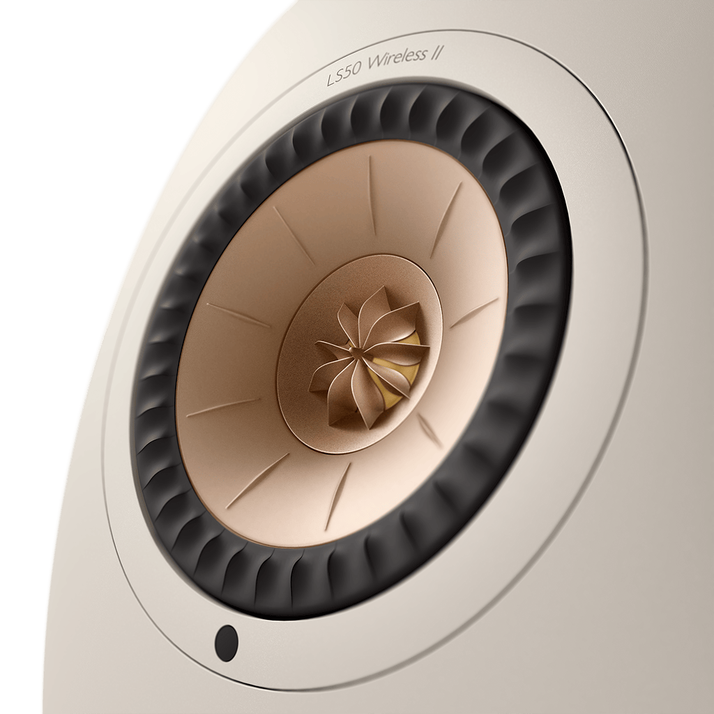 ls50-wireless-2_sp4025a5_product_uni-q_front-side_detail KEF LS50 Wireless II belaidės Hi-Fi kolonėlės (pora) – Mineral White