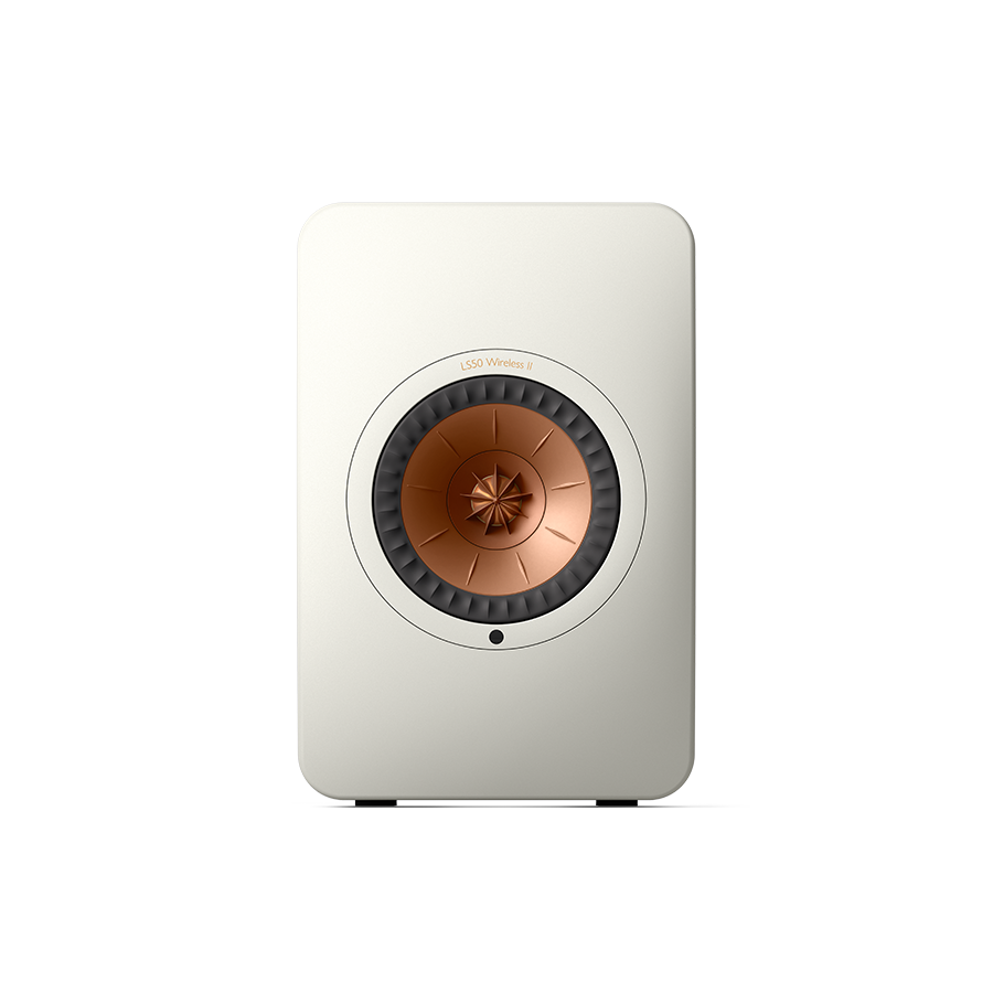ls50-wireless-2_sp4025a_product__front KEF LS50 Wireless II belaidės Hi-Fi kolonėlės (pora) – Mineral White