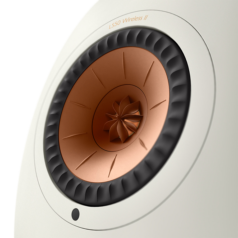 ls50-wireless-2_sp4025a_product_uni-q_front-side_detail KEF LS50 Wireless II belaidės Hi-Fi kolonėlės (pora) – Mineral White