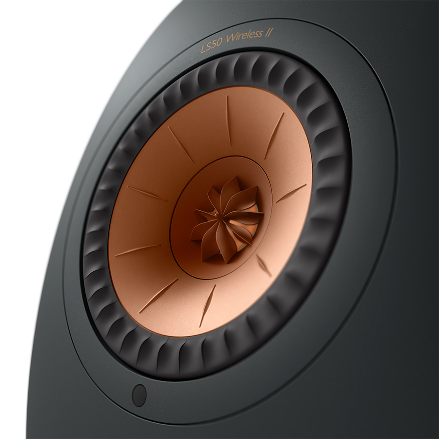 ls50-wireless-2_sp4025b_product_uni-q_front-side_detail KEF LS50 Wireless II belaidės Hi-Fi kolonėlės (pora) – Mineral White