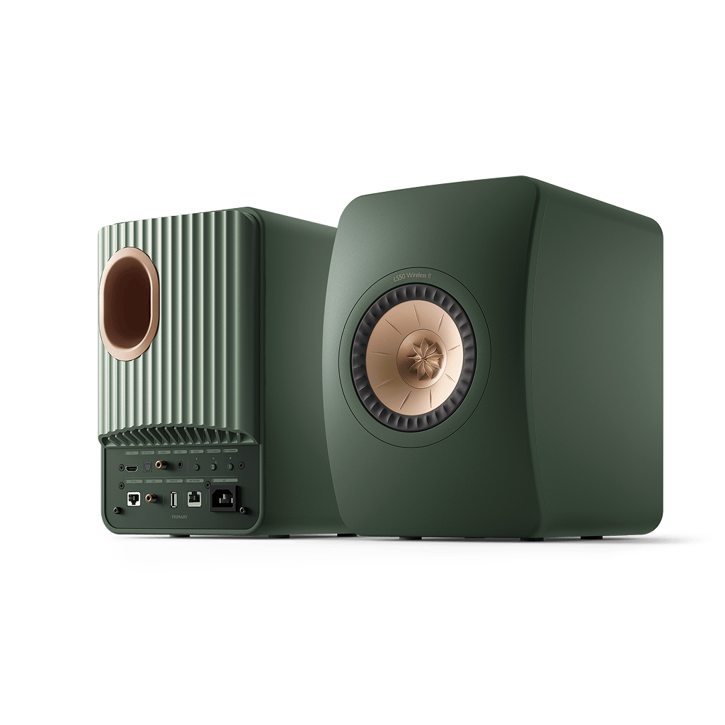ls50-wireless-2_sp4025j2_product__front-back KEF LS50 Wireless II belaidės Hi-Fi kolonėlės (pora) – Mineral White