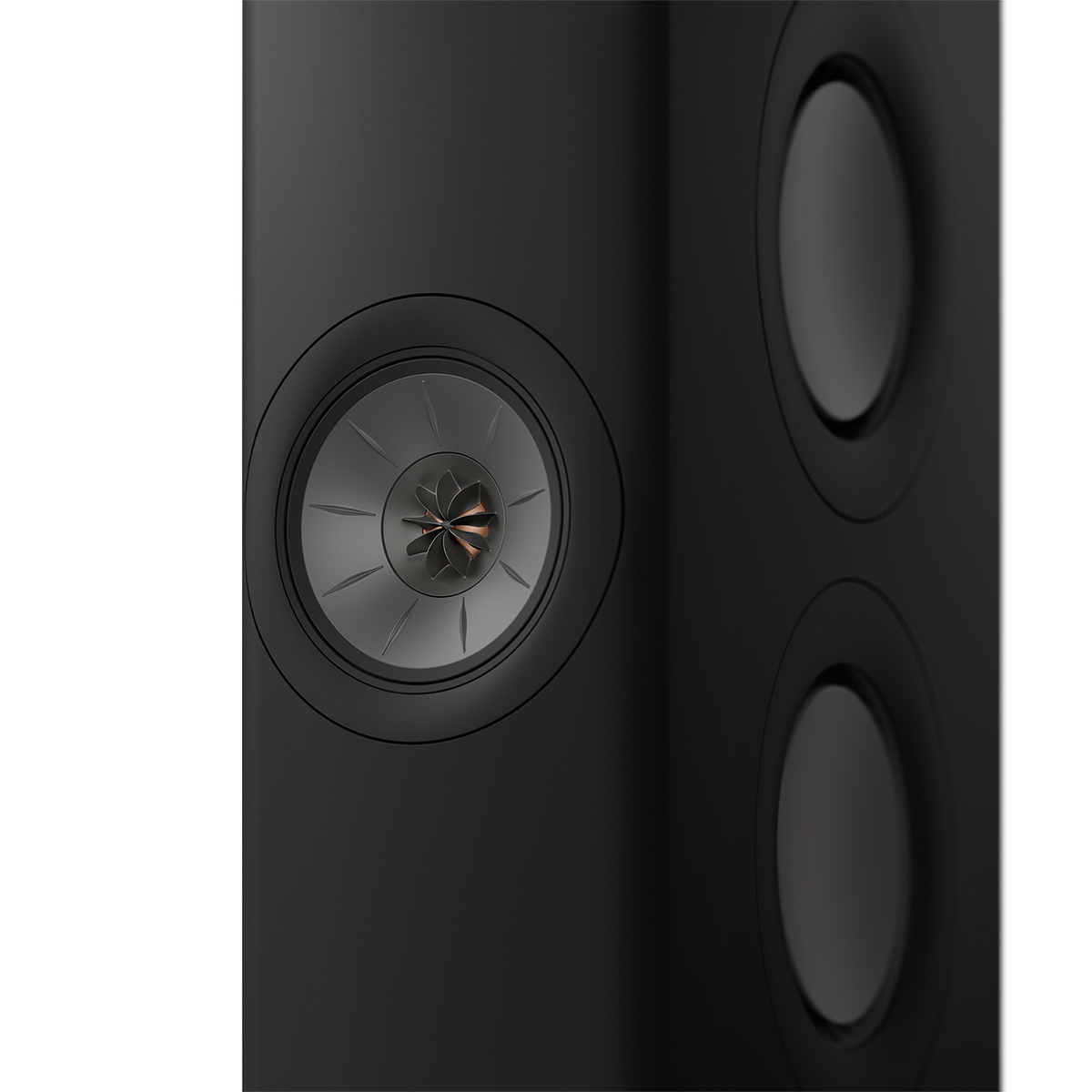 ls60-wireless_sp4017b_product_uni-q_front-side KEF LS60 Wireless belaidės grindinės kolonėlės (pora) – Carbon Black