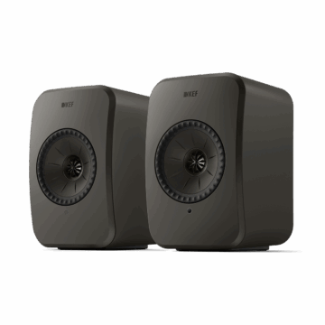 KEF LSX II LT belaidės Hi-Fi kolonėlės (pora) – Graphite Grey