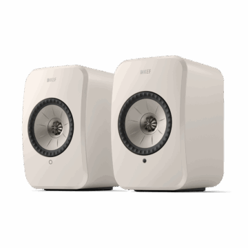 KEF LSX II LT belaidės Hi-Fi kolonėlės (pora) – Stone White