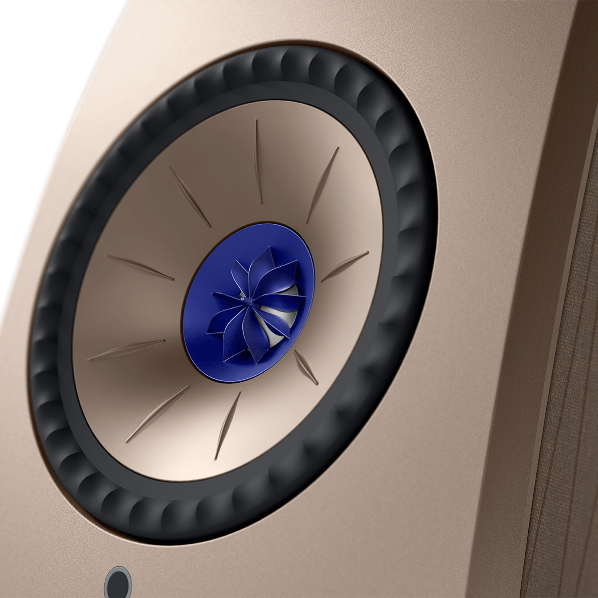 lsx-2_sp4041d_product_uni-q_front-side_detail KEF LSX II belaidės Hi-Fi kolonėlės (pora) – Amber Haze