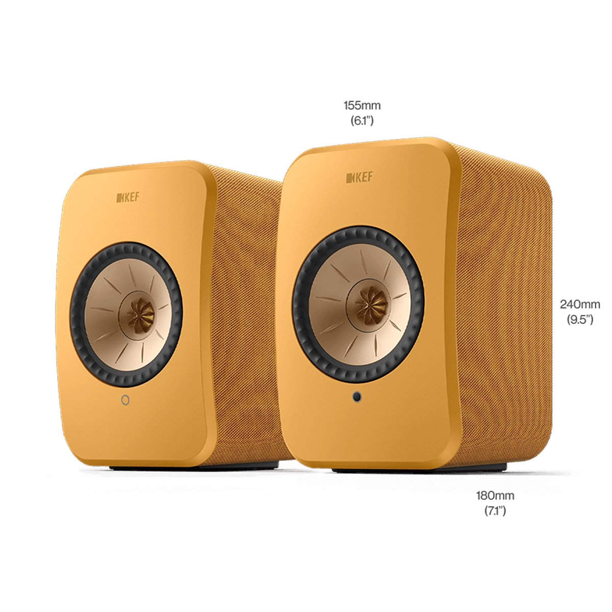 lsx-2_sp4041l0_product_measurement_front-side KEF LSX II belaidės Hi-Fi kolonėlės (pora) – Amber Haze