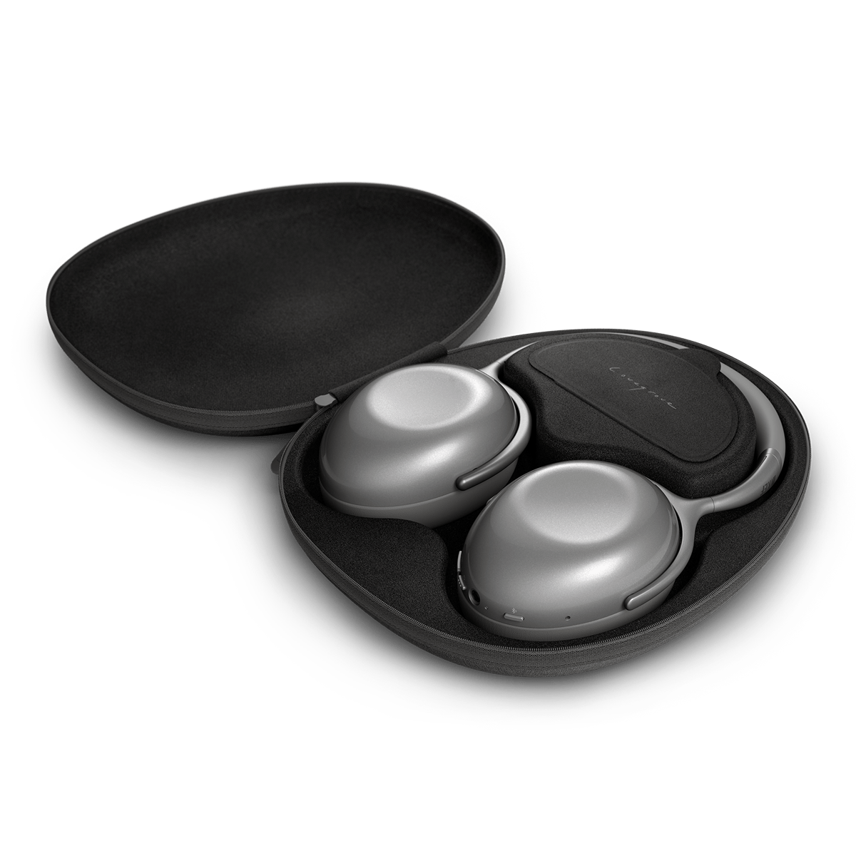 mu7_sp4029g_product_case_top KEF Mu7 triukšmą slopinančios belaidės ausinės – Charcoal Grey