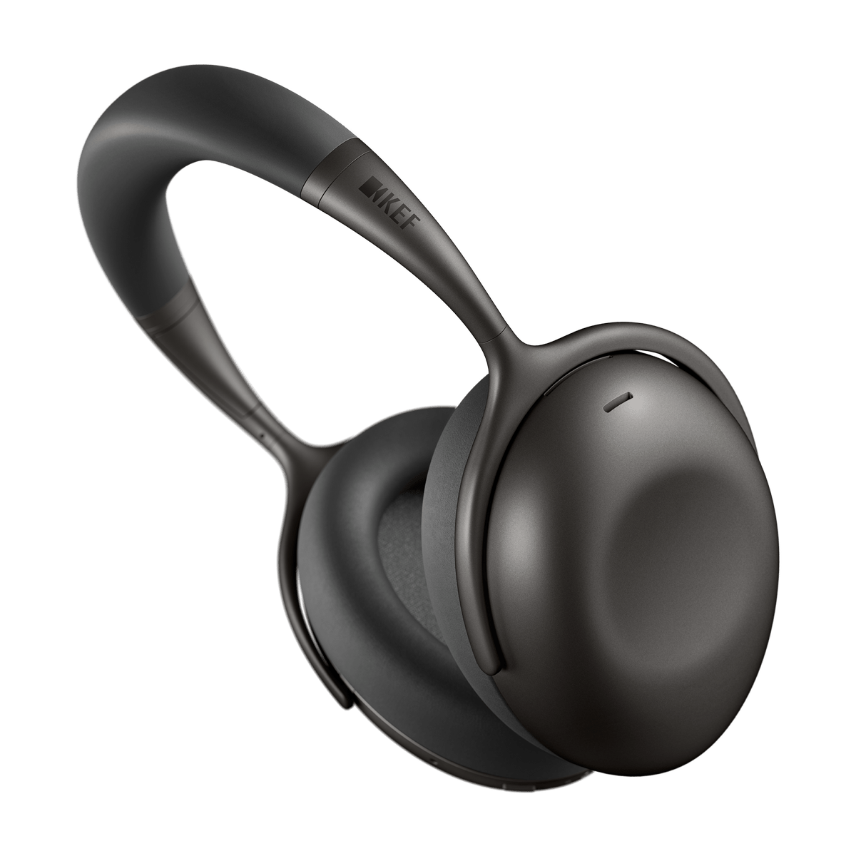 mu7_sp4029h_product__front-side-right KEF Mu7 triukšmą slopinančios belaidės ausinės – Charcoal Grey