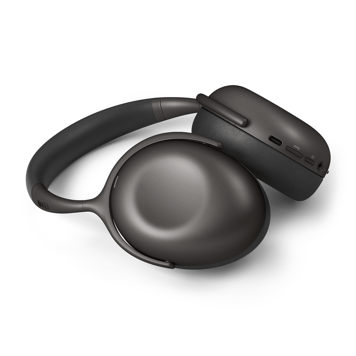 mu7_sp4029h_product__top KEF Mu7 triukšmą slopinančios belaidės ausinės – Charcoal Grey