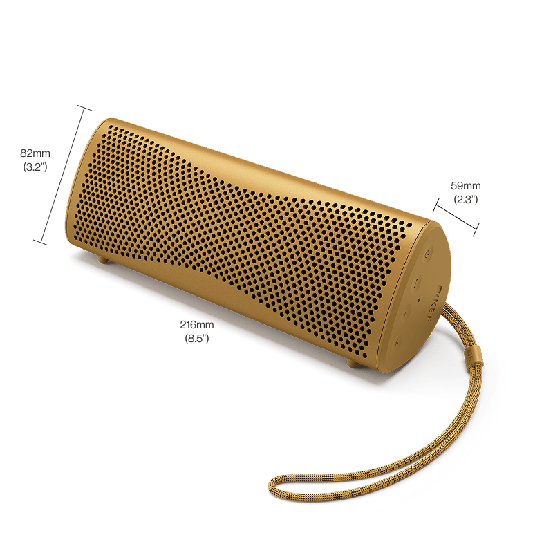 muo_sp4105l2_product_measurement_left-side KEF Muo nešiojama belaidė kolonėlė – Amber Haze