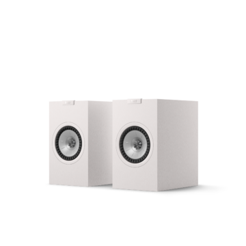 KEF Q1 Meta lentyninės kolonėlės (pora) – Satin White