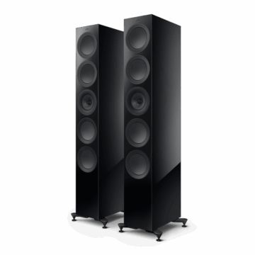 KEF R11 Meta grindinės kolonėlės (pora) – Gloss Black