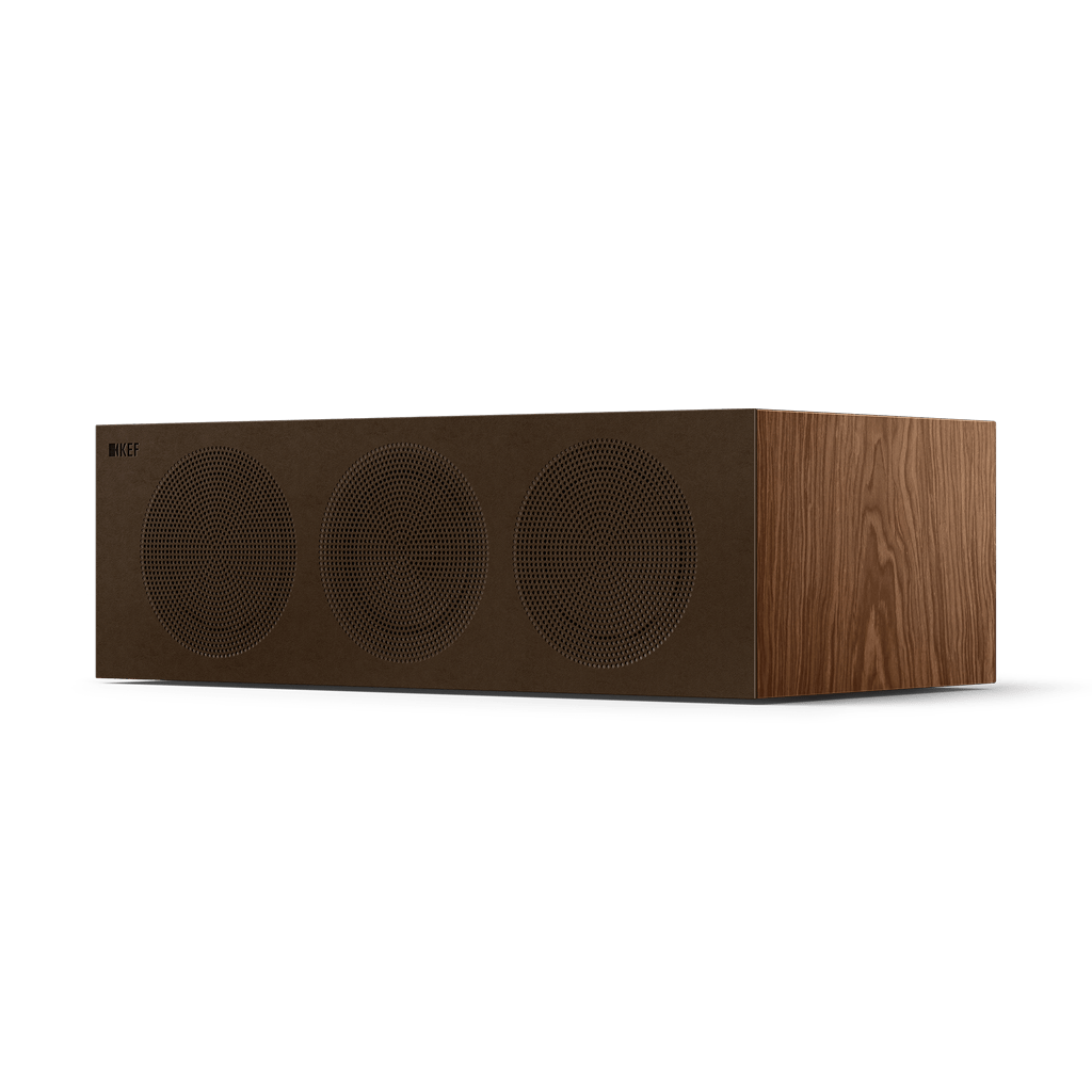 r2-meta_sp4057w0_product_grille_front-side_horizontal KEF R2 Meta centrinė kolonėlė – Gloss Black