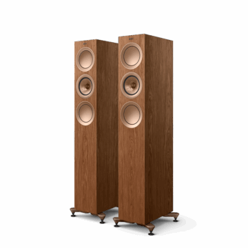 KEF R5 Meta grindinės kolonėlės (pora) – Walnut