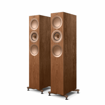 KEF R7 Meta grindinės kolonėlės (pora) – Walnut