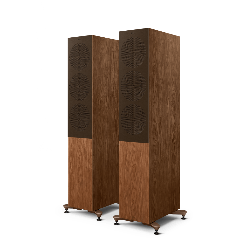 r7-meta_sp4055w0_product_grille_front-side KEF R7 Meta grindinės kolonėlės (pora) – Walnut