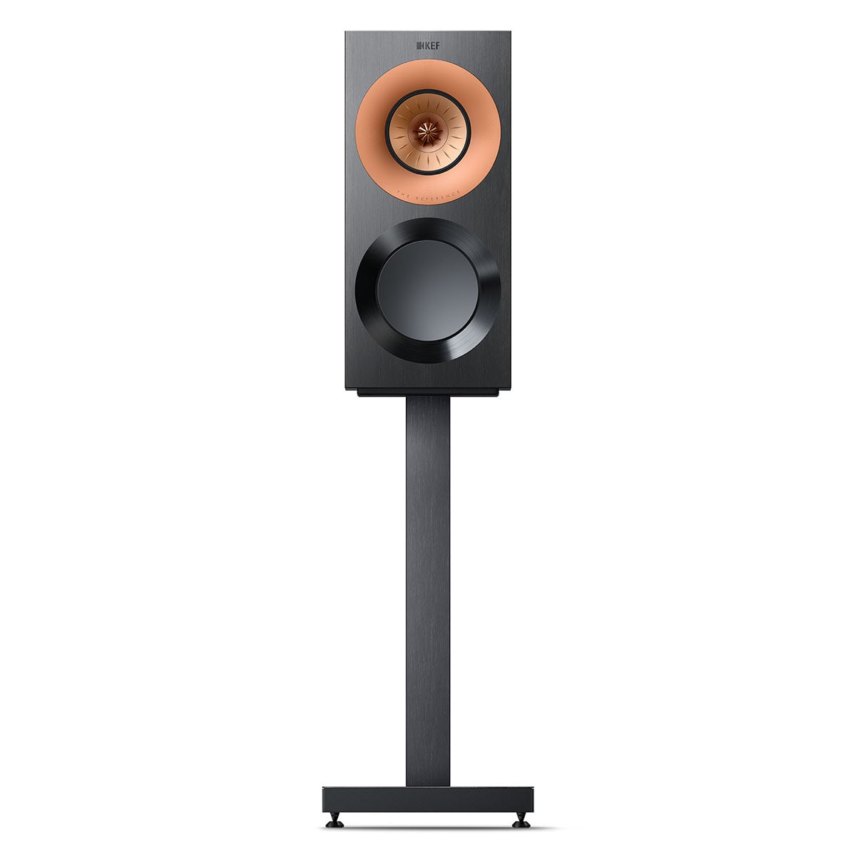 reference-1-bookshelf-speaker_sp4048e_product_accessory_front KEF Reference 1 lentyninės kolonėlės (pora) – High Gloss White/Blue
