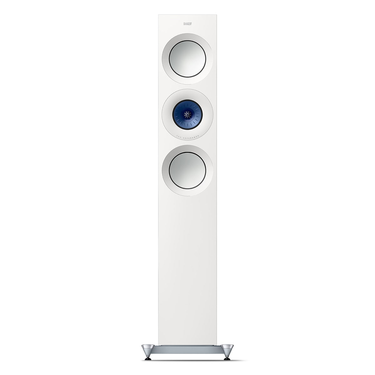 reference-3-floorstanding-speaker_sp4049c_product__front KEF Reference 3 grindinės kolonėlės (pora) – High Gloss White/Blue
