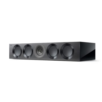 KEF Reference 4C centrinė kolonėlė – High Gloss Black/Grey