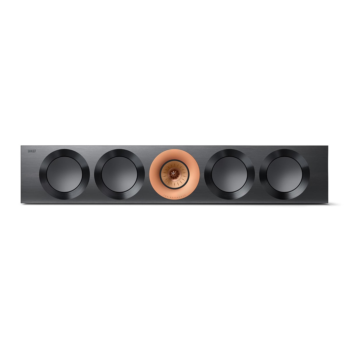 reference-4c-centre-channel-speaker_sp4052e_product__front KEF Reference 4C centrinė kolonėlė – High Gloss Black/Copper