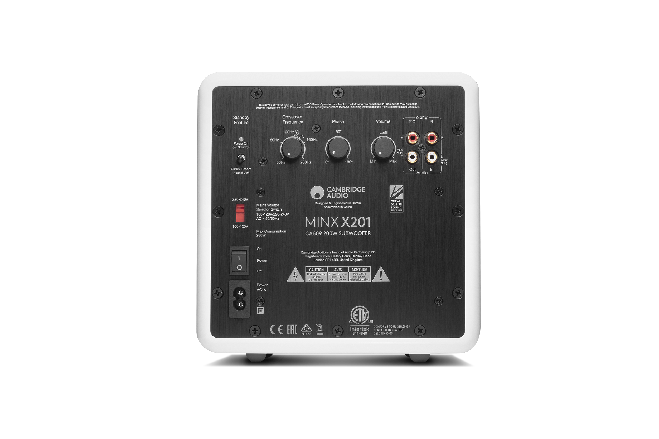 Cambridge-Audio-MINX-X201-baltas-lakas-5-X201White5 Cambridge Audio MINX X201 baltas lakas
