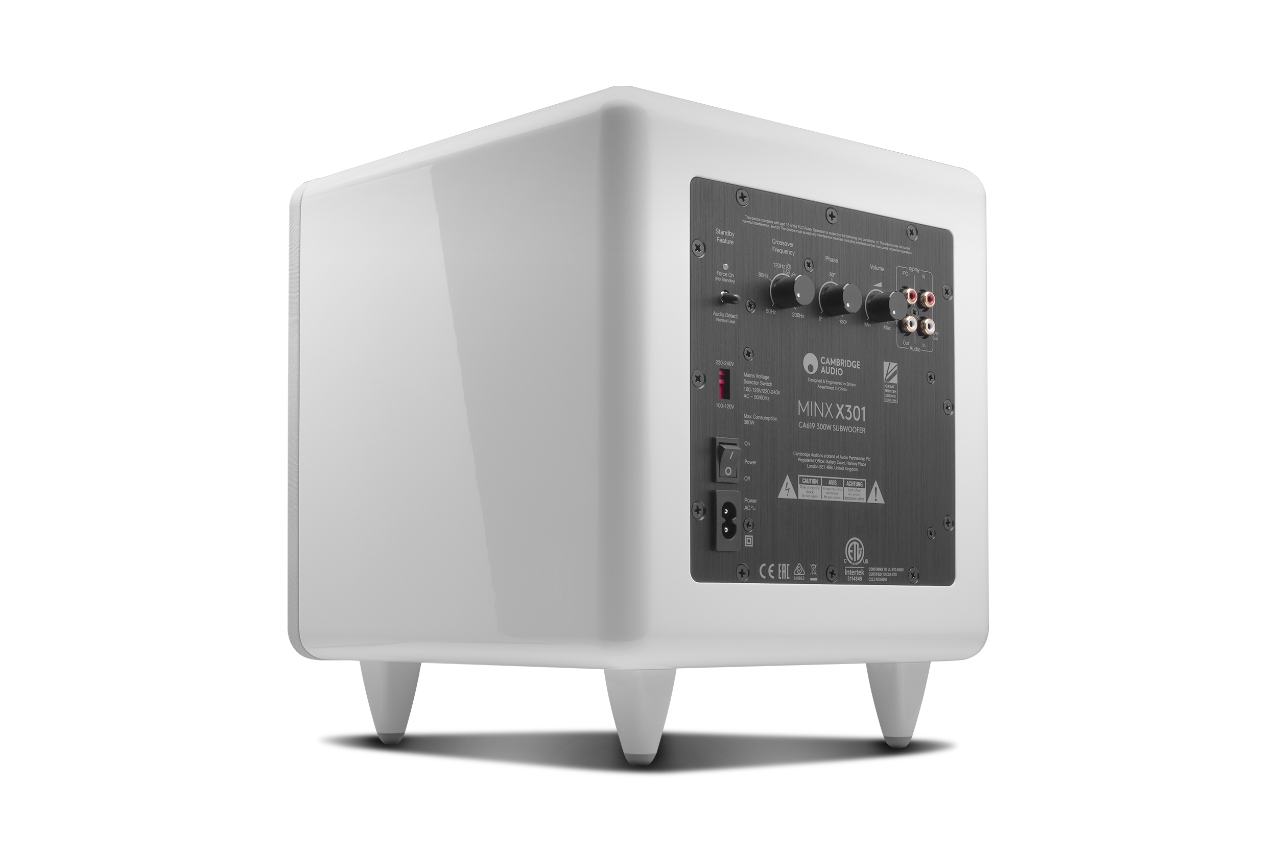 Cambridge-Audio-MINX-X301-baltas-lakas-4-X301White4_1 Cambridge Audio MINX X301 baltas lakas