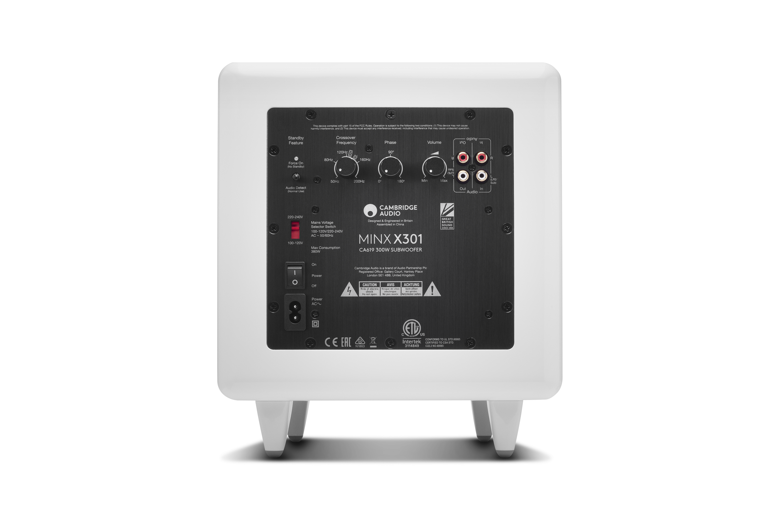 Cambridge-Audio-MINX-X301-baltas-lakas-5-X301White5_1 Cambridge Audio MINX X301 baltas lakas