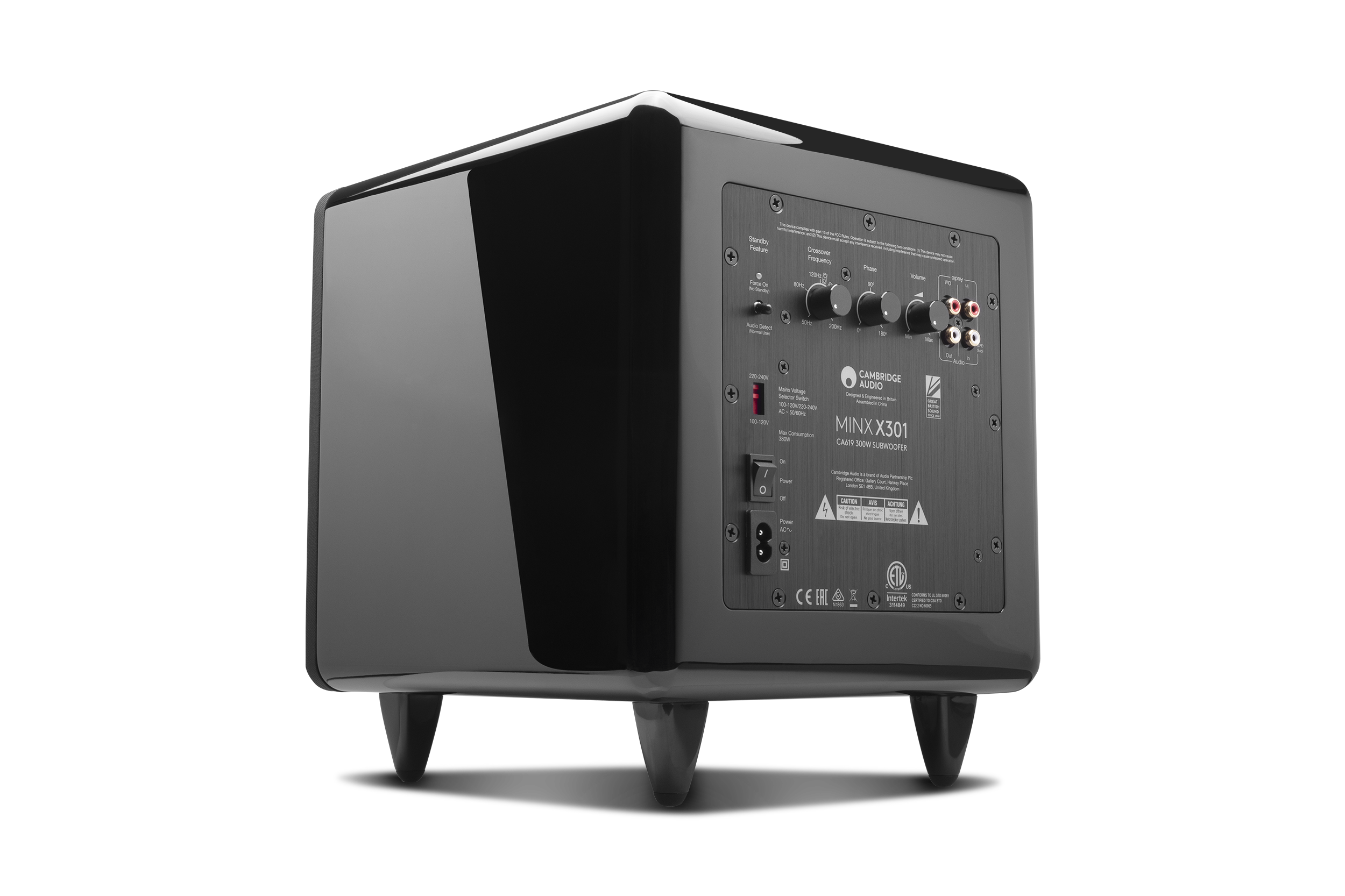 Cambridge-Audio-MINX-X301-juodas-lakas-4-X301Black4_1 Cambridge Audio MINX X301 juodas lakas