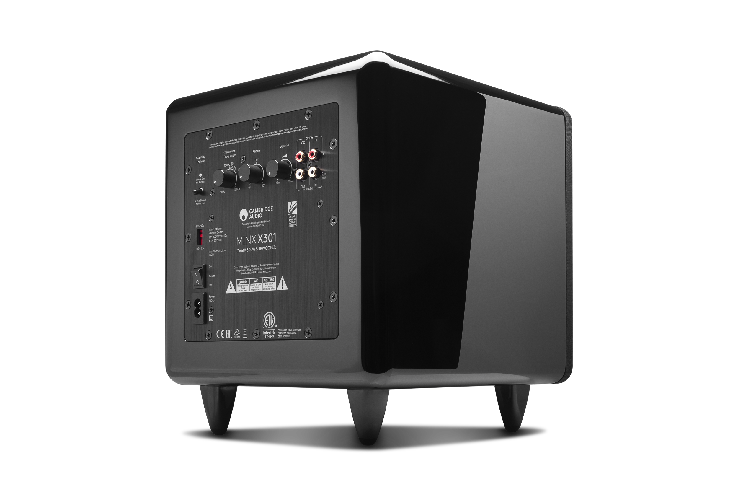 Cambridge-Audio-MINX-X301-juodas-lakas-6-X301Black6_1 Cambridge Audio MINX X301 juodas lakas