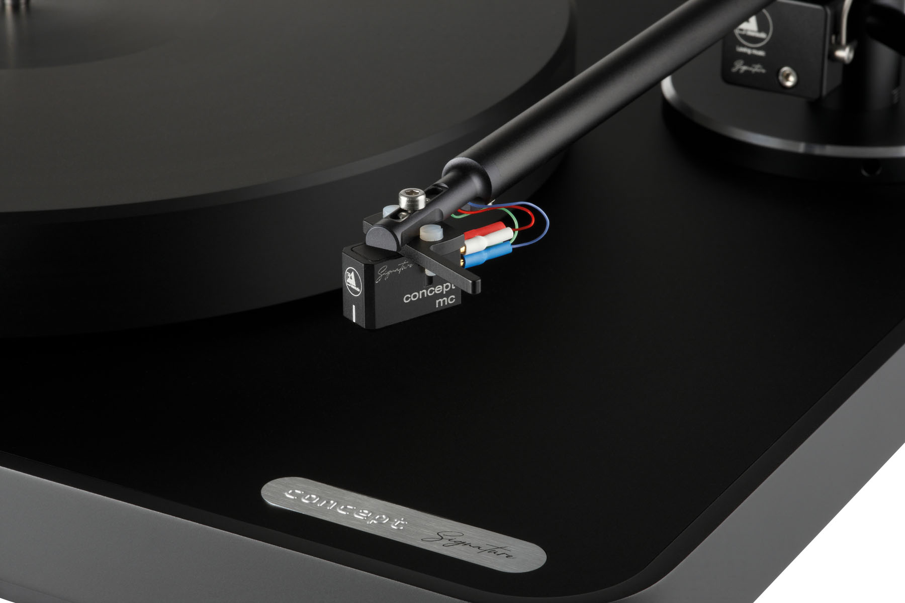 Clearaudio Concept Signature juodas