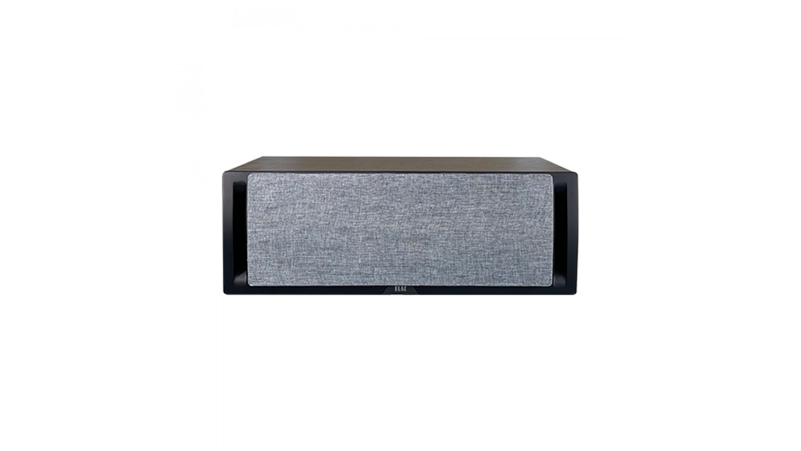 ELAC-UniFi-Reference-UCR52-juodas-su-riesutmedzio-sonais-3-ucr52-bk-front-with-grill-gallery ELAC UniFi Reference UCR52 juodas su riešutmedžio šonais
